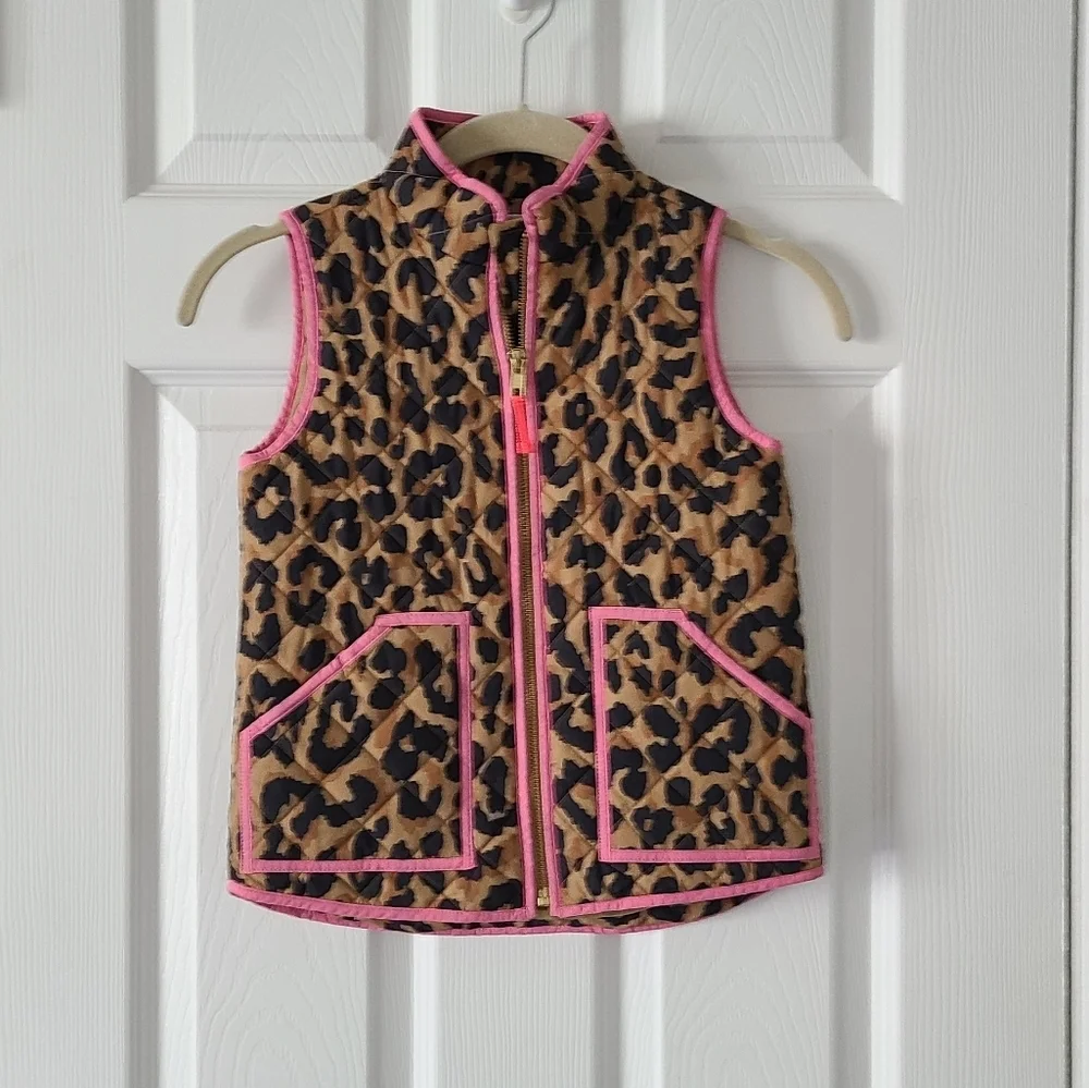 SALE! Crewcuts Leopard Quilted Vest